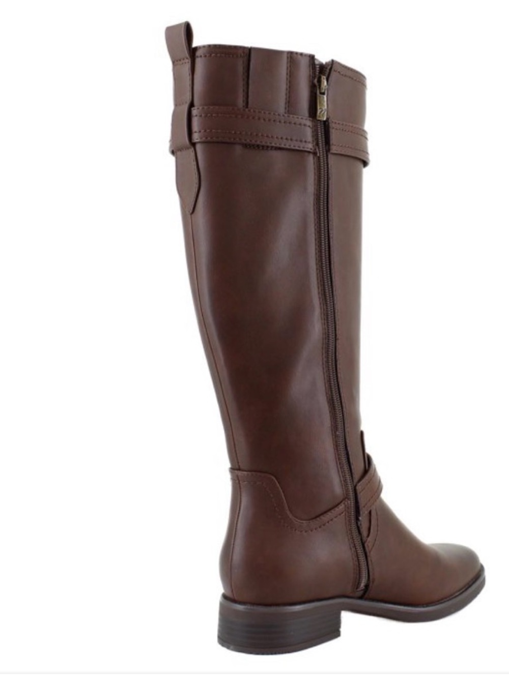 Naturalizer Tiernan Women's Brown faux leather Tall Buckle Riding Boots 9.5 NEW - Picture 5 of 12